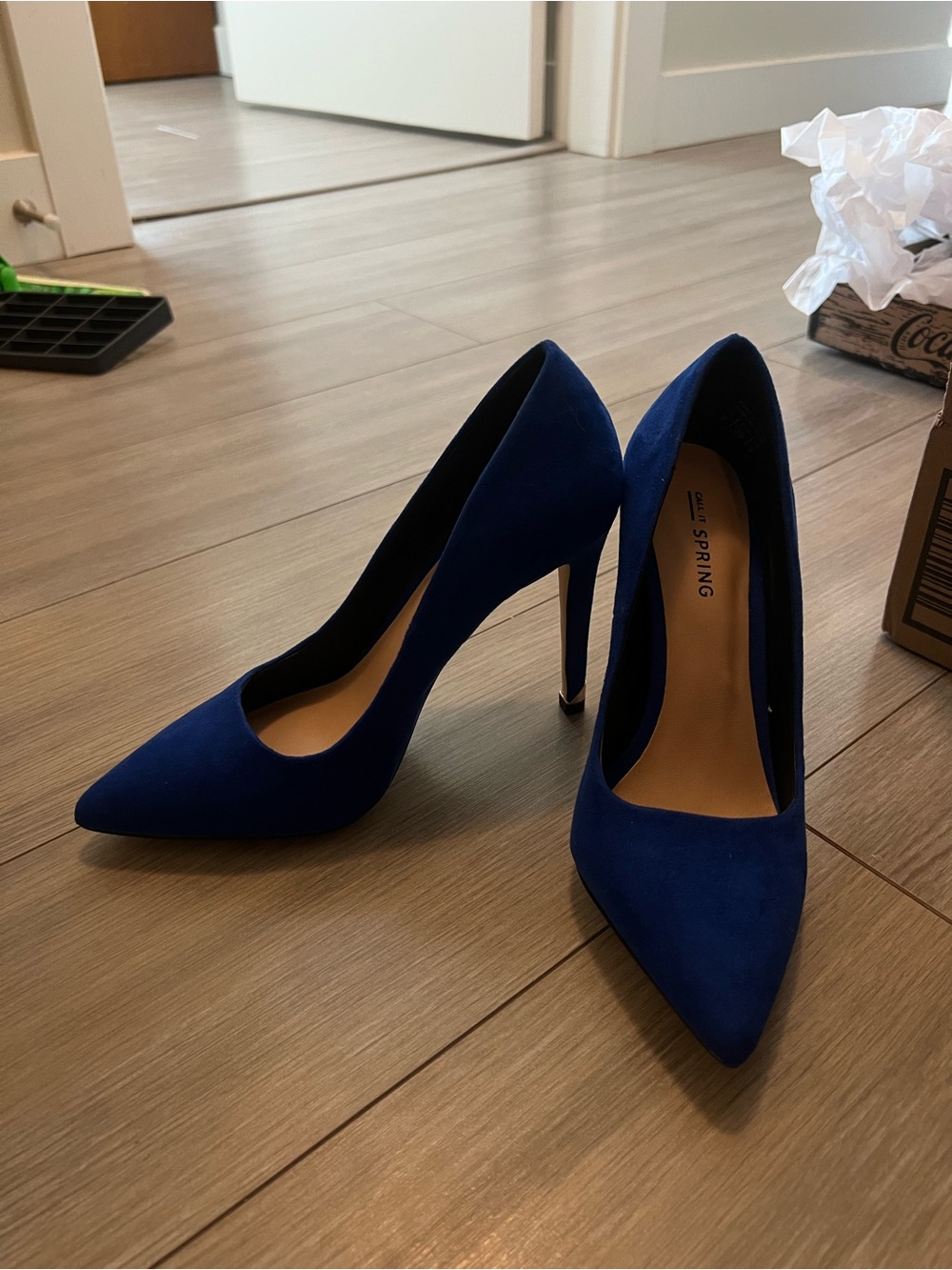 Blue Nusa heels - Call It Spring